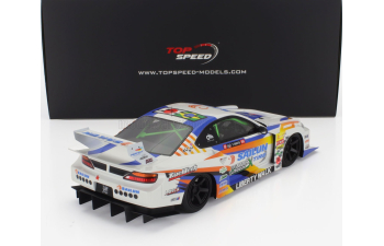 NISSAN Silvia (s15) Lb Super Silhouette №555 Formula Drift Japan (2023), White Blue Yellow