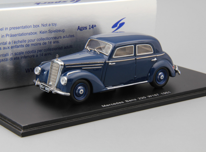 MERCEDES-BENZ 220 W187 (1951), blue