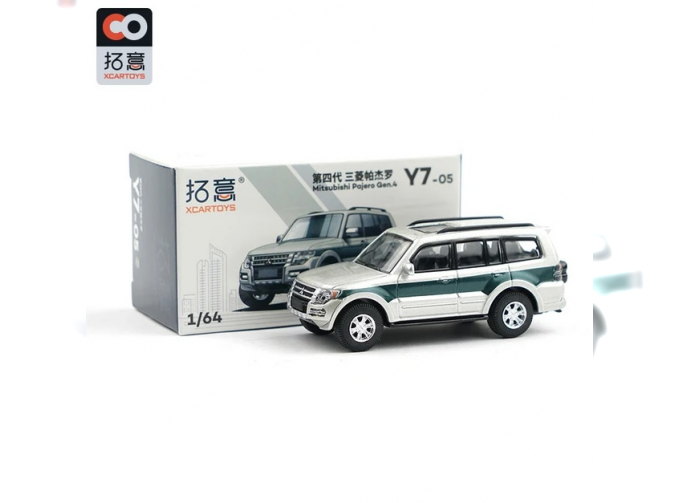 MITSUBISHI Pajero IV (5-doors), silver/green