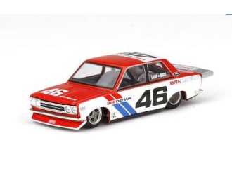 Kaido House Datsun 510 Pro Street BRE510 V1, red/white/blue with 4 spoke rims