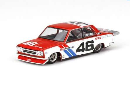 Kaido House Datsun 510 Pro Street BRE510 V1, red/white/blue with 4 spoke rims