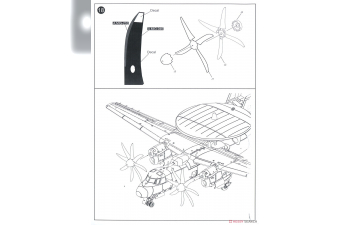 Сборная модель Grumman E-2C Hawkeye French Navy Specials