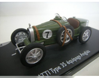 BUGATTI Type 35 équipage Anglais 7 1929, green