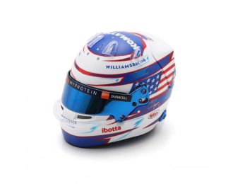 BELL HELMET Casco Helmet F1 Logan Sargeant Team Williams Racing №2 Season (2024), White Blue Red