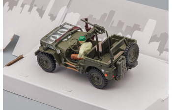 JEEP Willys 1/4 Ton military vehicle with 1 Soldier