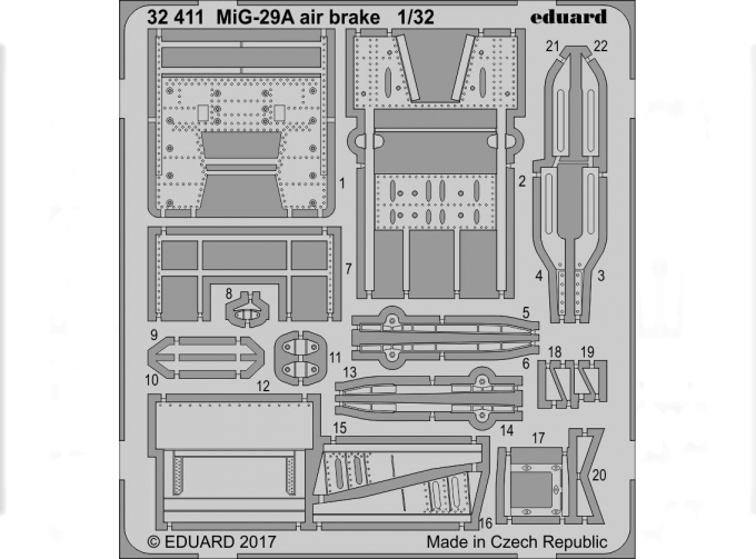 Фототравление для МиGG-29A воздушный тормоз