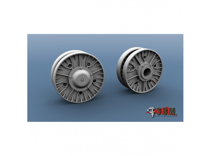 Катки поздние для Ис-2 (3D-печать)