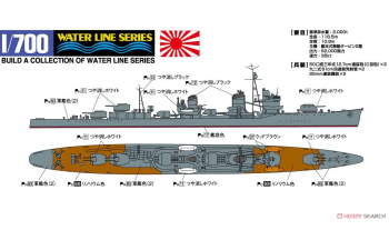 Сборная модель I.J.N. Destroyer Kagerou 1941