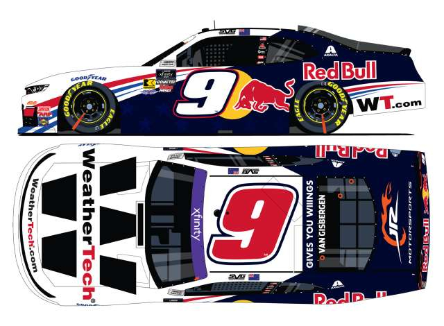 Chevrolet #9 Shane van Gisbergen *Weathertech/Red Bull*, various 2025
