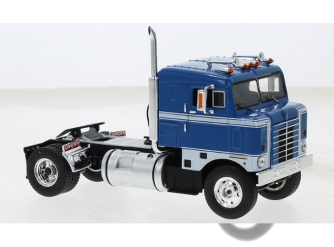 KENWORTH Bullnose Tractor Truck 2-assi (1950), Blue Silver