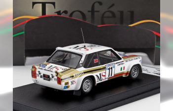 FIAT 131 Abarth №11 8th Rally Acropoli (1980) Atillio Bettega - Arnaldo Bernacchini, White Black White