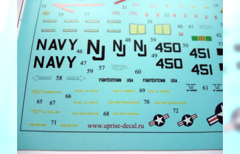 Декаль для F-14A Tomcat VF-124 Fightertown