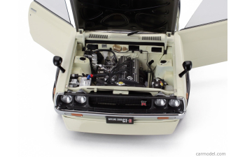 NISSAN Skyline 2000 Gt-r (kpgc110) Tuned Version Coupe (1973), White Black