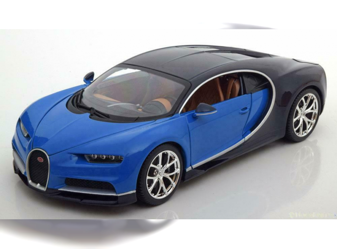 BUGATTI Chiron 2016 Dark Blue/Blue