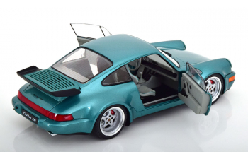 PORSCHE 911 (964) Turbo 3.6 (1991), green metallic