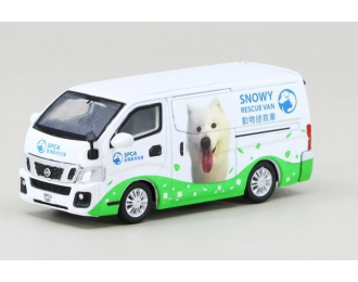 NISSAN NV350 Caravan SPCA (2017), white/green