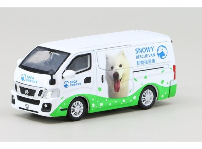 NISSAN NV350 Caravan SPCA (2017), white/green