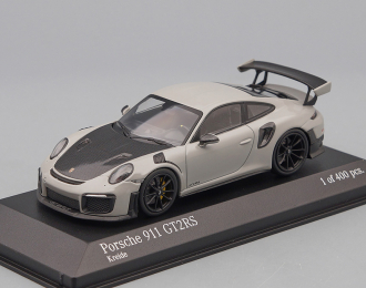 PORSCHE 911 (991.2) GT2RS Chalk Normal (2018), grey / black