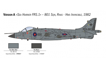 Сборная модель Самолет FRS.1 SEA HARRIER