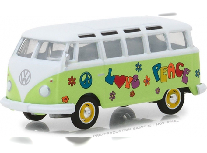 VOLKSWAGEN T1 Samba Bus "Hippie Peace & Love" 1964