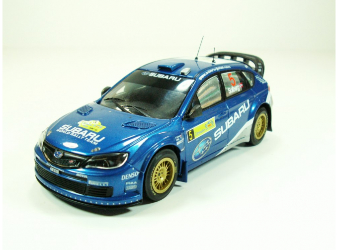 SUBARU Impreza WRX STI "5 | M.Solberg", серия IXO Rally 1:43, синий