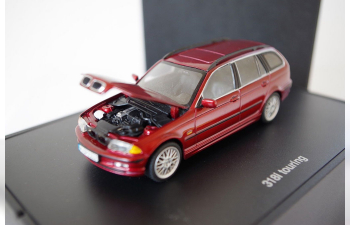 BMW 318i Touring 3-Series E46 Kombi Touring, red