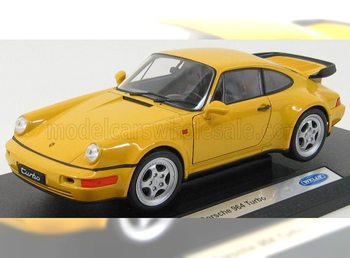 PORSCHE 911 964 Turbo (1990), Yellow