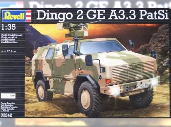 Сборная модель Немецкий бронеавтомобиль ATF Dingo 2 A3.3 PatSi