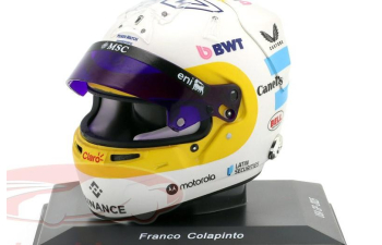 MINI HELMET BWT Alpine F1 Team #43 USA GP Formula 1 Franco Colapinto (2025)