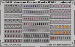 Фототравление для German Panzer Ranks WWII