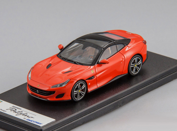 FERRARI Portofino, rosso scuderia with black roof