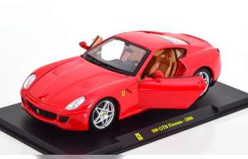 FERRARI 599 Gtb Fiorano (2006) - Con Vetrina - With Showcase, Red