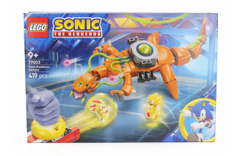 Сборная модель Sonic The Hedgehog - Super Shadow Vs Biolizard - 419 Pezzi - 419 Pcs, Orange
