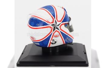 HELMET F1 Casco - Super Aguri Sa07 N23 Season (2007) Anthony Davidson, White Blue Red