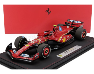 FERRARI F1 Sf-24 Team Scuderia Ferrari N 55 Austin Usa Gp (2024) Carlos Sainz - Con Vetrina - With Showcase, Red Black