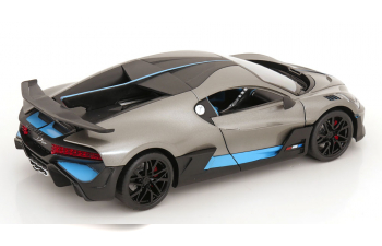 BUGATTI Divo (2018-2021), grey metallic / light blue- black