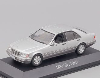 MERCEDES-BENZ 500 SE (1991), Mercedes-Benz Offizielle Modell-Sammlung 55, silver