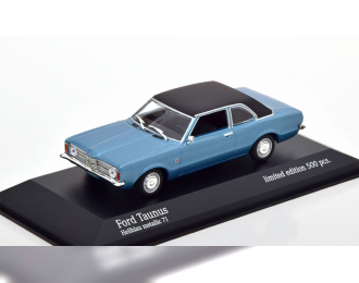 FORD Taunus (1970), blau metallic / matt-schwarz