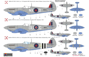 Сборная модель Supermarine Spitfire HF.VII “Grey camo”
