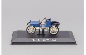 MERCEDES-BENZ 40 hp Mercedes-Simplex (1902), Mercedes-Benz Offizielle Modell-Sammlung 35, синий