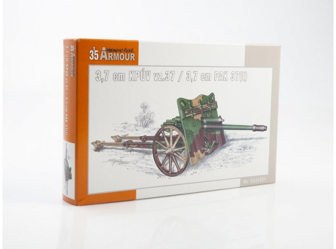 Сборная модель 3,7 cm KPUV vz.37 / 3,7 cm PAK 37(t)