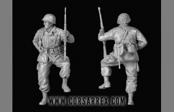 Сборная модель U.S. Paratroopers, The 82 Division (5 figures)