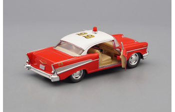 CHEVROLET Bel Air Fire Chief (1957), red