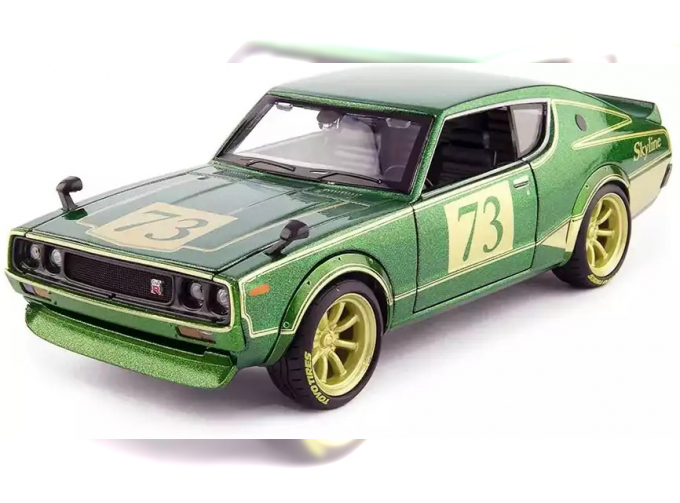 NISSAN Skyline 2000GT-R Design (1973), green