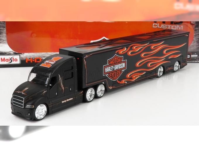 TRUCK H-d Haulers Truck - Harley Davidson (2021), Black Orange