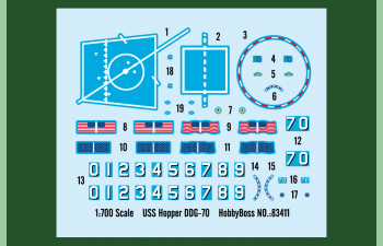 Сборная модель USS Hopper DDG-70