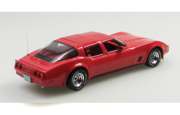 CHEVROLET Corvette America 4 door sedan - closed roof (1980), red