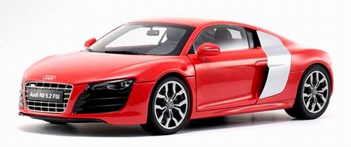 AUDI R8 5.2FSI quattro, Brillant red