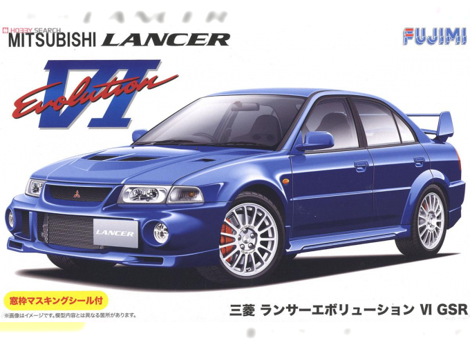Сборная модель Mitsubishi Lancer Evolution VI GSR