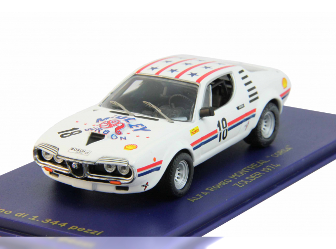 ALFA ROMEO Montreal #18 "Corsa" Zolder (1974), white